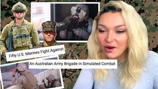 New Zealand Girl Reacts to US Marine Corps and Australia Army Training Exercise!!