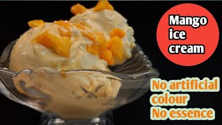 Mango Ice cream | മാംഗോ ഐസ്ക്രീം | Nafi's kitchen