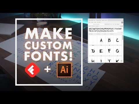 How To Design Your Own Font In Illustrator
