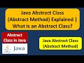 What is an abstract class? | Java abstract class (abstract method) | Java Tutorial