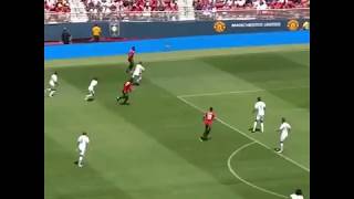 Anthony Martial amazing foot work against Real Madrid