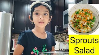 How to Make Healthy Sprouts Salad for Kids #sproutssalad