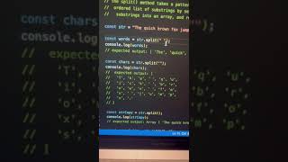 JavaScript Split() Interview Question