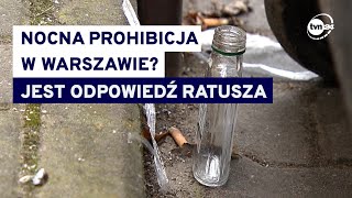 Nocny zakaz sprzedaży alkoholu w Warszawie przesądzony? Prezydent stolicy zapowiada projekt @TVN24