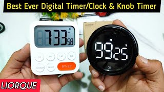 LIORQUE Digital kitchen(Clock) timer \u0026 knob timer unboxing \u0026 Review