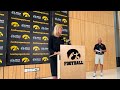 iowa ad beth goetz talks about kirk ferentz s suspension for a recruiting violation