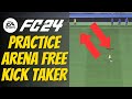 How to Change Practice Arena Free Kick Taker in FC 24 - 100% WORKING! EA Sports FC 24