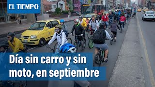 22 de septiembre, el día sin carro y sin moto, bogotanos entrarán jornada de bicicletas compartidas