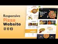 How To Make Website Using HTML And CSS Only | Restaurant Website Design