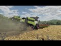 Żniwa z claasĄ 😎 claas lexion 6900 u0026 axion 960🔥 farming simulator 25