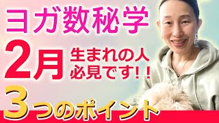 【誕生月で見るヨガ数秘学】2月生まれの人必見！3つのポイント