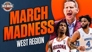 March Madness 2024 Predictions + Analysis - West Region 🏀 | NCAA Tournament