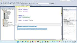 View all Databases, Create New database, Rename Database in SQL SERVER | MS SQL Tutorials