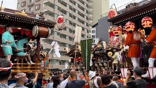 🇯🇵【埼玉県熊谷市】①うちわ祭りの山車と囃子を楽しみながら歩行者天国を歩く【散歩#19】