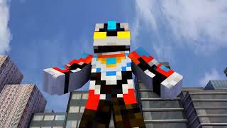 Minecraft: Xiongda and Xiong'er Transformation Galactic Vicret Ultraman | Boonie Bears