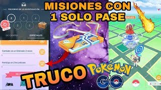 Completa MISIÓN De 2 y 10 INCURSIONES Con 1 SOLO PASE En POKÉMON GO - TRUCO [Ch3vi]