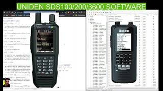 UNIDEN sds100/200/3600 SCANNERS - SENTINEL SOFTWARE /MANUALS- QUICK LINK DOWNLOADS