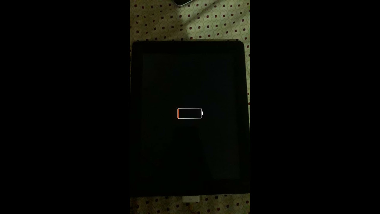 My ipad is blinking apple logo and empty battery. How do I fix this?