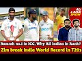 Ind Beat Oman, Semifinal | Zim break India World Record in T20s | Bumrah no.1 in ICC | Ind v Nz