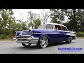 1957 Chevy Bel Air With Stylish Leather Interior Upgrade By Pro Auto Custom Interiors