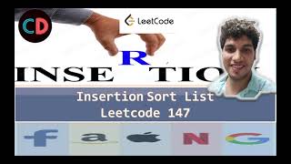 Insertion Sort List | Leetcode 147 | Live coding session 🔥🔥🔥