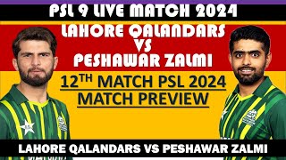 PSL Live, PSL - Match 12 | Lahore Qalandars vs Peshawar Zalmi | #psllive2024