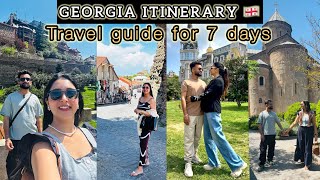 Georgia🇬🇪Trip Itinerary from India🇮🇳for 7 days | Plan your Georgia Trip🇬🇪2024