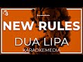 Dua Lipa - New Rules (INSTRUMENTAL KARAOKE)