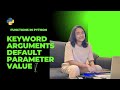 Python Function Parameters: A Guide to Default Values and Keyword Arguments #python 