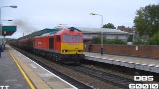 DB Schenker 60010 working 6E08 Chesterfield HD 1080p