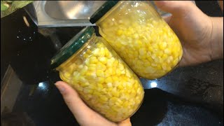 طريقة عمل الذرة الحلوة في البيت 🌽🌽 زي المعلب بالظبط 👍🏻 sweet corn