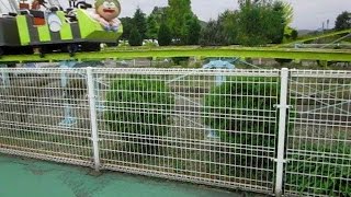 昭和な遊園地　ジェットコースター　神戸フルーツフラワーパーク