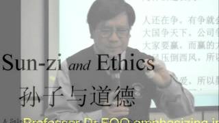 Winning by Ethics (Sun Tzu) Professor Dr FOO Check Teck at SICA