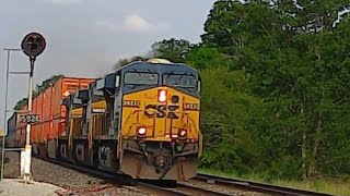 CSX Q349 FLYS past Ferree Road at MP 159.