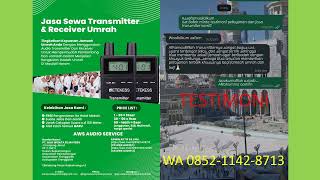 UPGRADE TRAVEL ANDA, WA 0852-1142-8713, Sewa Transmitter Umroh Melayani Area Jakarta