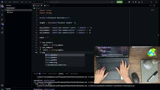 Simple Password Generator in Python 🔐 | Coding ASMR