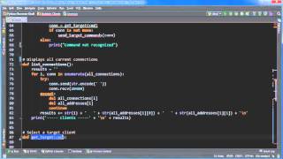 Python Reverse Shell Tutorial - 11 - Selecting a Target