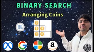 LeetCode 441 | Arranging Coins | Python Binary Search Solution Explained | AlgoYogi