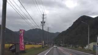 [drive japan]国道254号線 長野県上田市内の風景(松本方面) Part.9