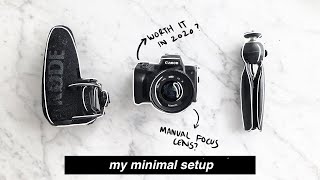 my minimalistic vlogging setup: canon m50