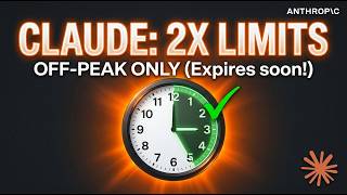 Claude Just Doubled Your Usage Limits For Free — But Not for Long