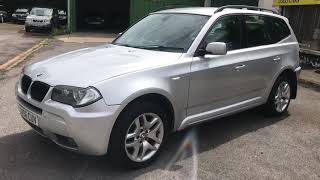 2006 BMW X3 3.0 30d M Sport 5dr Diesel Automatic Silver 4x4 SUV