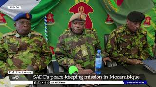 SADC's peace-keeping mission in Mozambique comes to an end