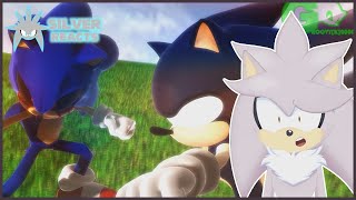 Silver Reacts To Dark Super Sonic V.S. Sonic.EXE - The Race