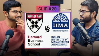 Harvard vs IIM Ahmedabad: Inside the World's Leading B-Schools #podcastclips  #analogy