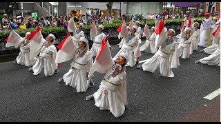 ４K 天空しなと屋　しん　空風　原宿スーパーよさこい2017　表参道　3分