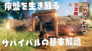 序盤を生き残るためのサバイバル術解説【Valheim】＃３