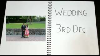 Rahul and Adishree's wedding invitation