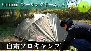 【ソロキャンプ】うちの山でテント泊してみた。～ウグイスに囲まれて過ごす～（Coleman ツーリングドームＬＸの魅力を伝えたい）