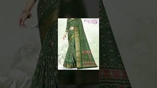 @jyotsanacontractor1804 #new #softsilk #bandhani #print #saree #shorts #shortvideo